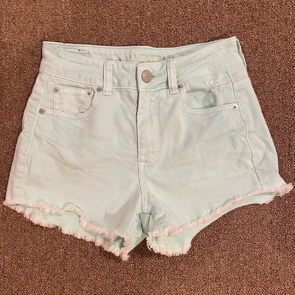 5 for $25 ❄️‎ American Eagle Mint Green Shorts Size 2